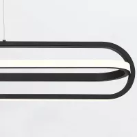 Lampa wyspowa Demark - Matowa czerń