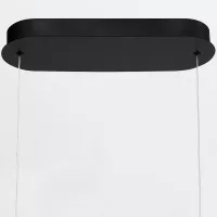 Lampa wyspowa Demark - Matowa czerń