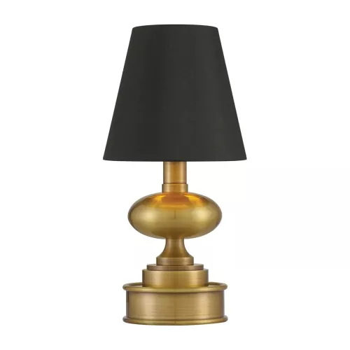 Bezprzewodowa lampa stołowa Galavant - Antyczny mosiądz