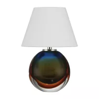 Bezprzewodowa lampa stołowa Voyage - Zielony, niebieski, bursztynowy, nikiel
