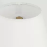 Bezprzewodowa lampa stołowa Sashay - Przezroczysty, antyczny mosiądz