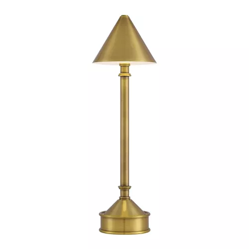 Bezprzewodowa lampa stołowa Traipse - Antyczny mosiądz