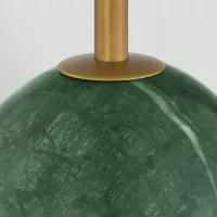 Bezprzewodowa lampa stołowa Journey - Antyczny mosiądz, zielony