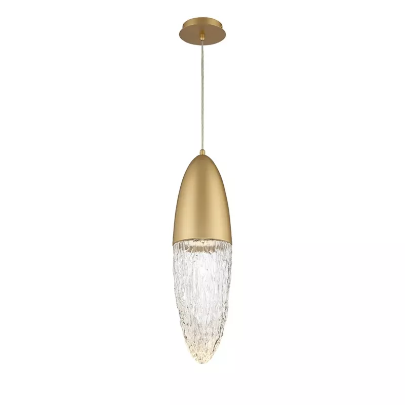 Lampa wisząca Ecrou - Szczotkowane złoto