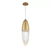 Lampa wisząca Ecrou - Szczotkowane złoto