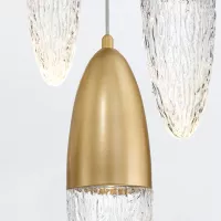 Lampa wisząca Ecrou - Szczotkowane złoto