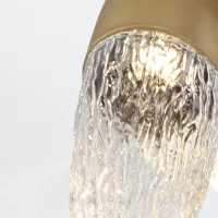 Lampa wisząca Ecrou - Szczotkowane złoto