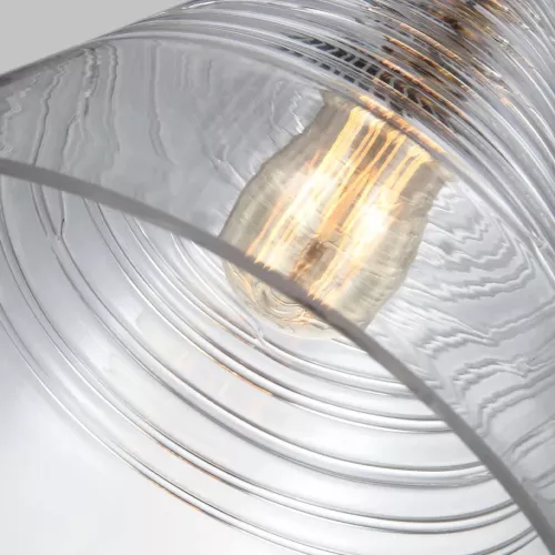 Lampa wisząca Elmore - 1 źródło światła - Oksydowany mosiądz