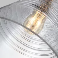 Lampa wisząca Elmore - 1 źródło światła - Oksydowany mosiądz