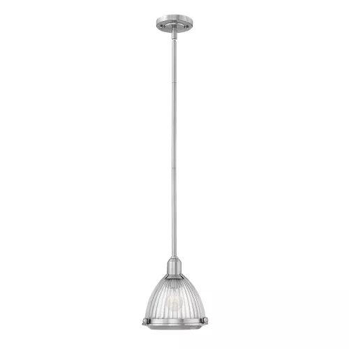 Lampa wisząca Elroy - 1 źródło światła - Szczotkowany nikiel
