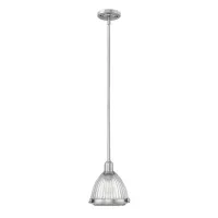 Lampa wisząca Elroy - 1 źródło światła - Szczotkowany nikiel