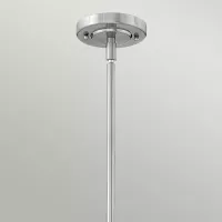 Lampa wisząca Elroy - 1 źródło światła - Szczotkowany nikiel