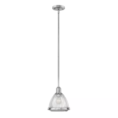 Lampa wisząca Elroy - 1 źródło światła - Polerowany nikiel