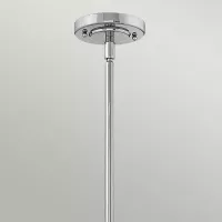 Lampa wisząca Elroy - 1 źródło światła - Polerowany nikiel