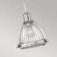 Lampa wisząca Elroy - 1 źródło światła - Polerowany nikiel