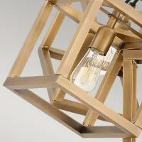 Lampa wisząca Ensemble - 5 źródeł światła - Szczotkowany brąz