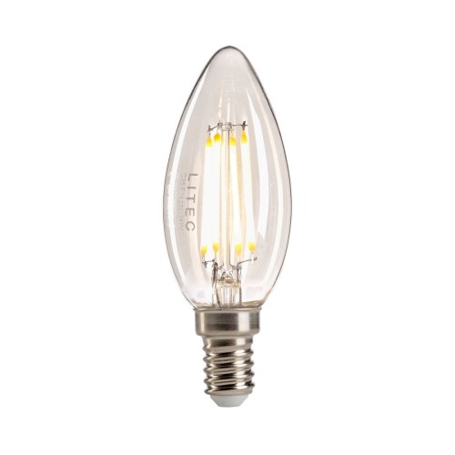 Żarówka Litec LED E14 - 4 W - Przezroczysta