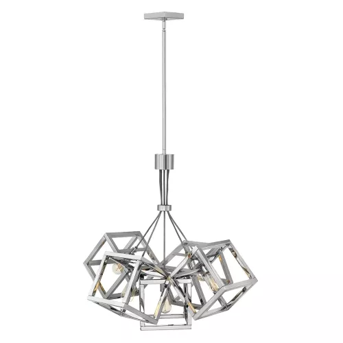 Lampa wisząca Ensemble - 5 źródeł światła - Polerowany nikiel