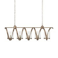 Lampa wyspowa Maximus - 5 źródeł światła