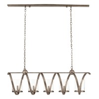 Lampa wyspowa Maximus - 5 źródeł światła