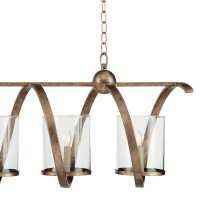 Lampa wyspowa Maximus - 5 źródeł światła