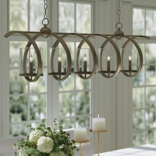 Lampa wyspowa Maximus - 5 źródeł światła