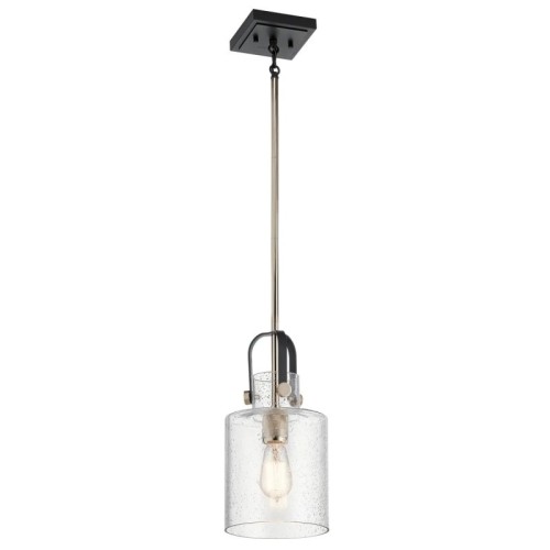 Lampa wisząca Kitner - 1 źródło światła - Polerowany nikiel