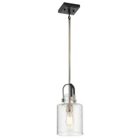 Lampa wisząca Kitner - 1 źródło światła - Polerowany nikiel