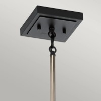 Lampa wisząca Kitner - 1 źródło światła - Polerowany nikiel