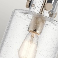 Lampa wisząca Kitner - 1 źródło światła - Polerowany nikiel