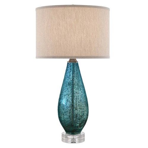 Lampa stołowa Optimist - 1 źródło światła - Jasnoniebieski