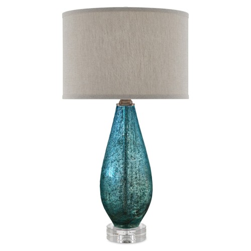 Lampa stołowa Optimist - 1 źródło światła - Jasnoniebieski