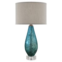 Lampa stołowa Optimist - 1 źródło światła - Jasnoniebieski