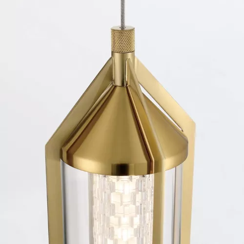 Lampa wisząca Espada - Szczotkowane złoto