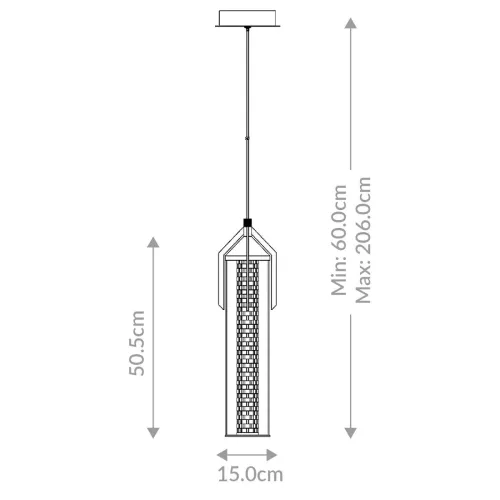 Lampa wisząca Espada - Polerowany chrom