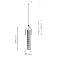 Lampa wisząca Espada - Polerowany chrom