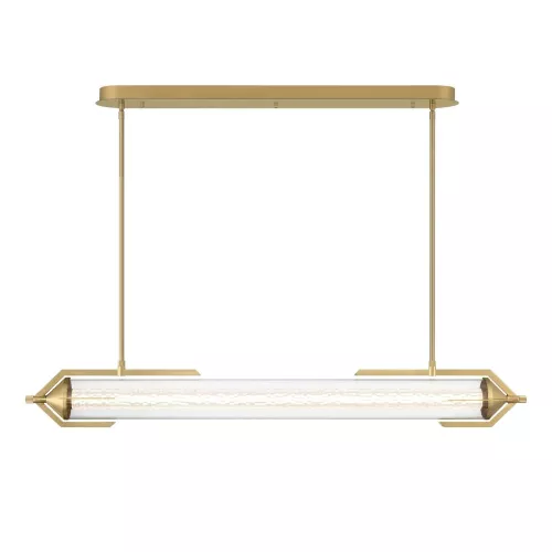 Lampa wyspowa Espada - Szczotkowane złoto