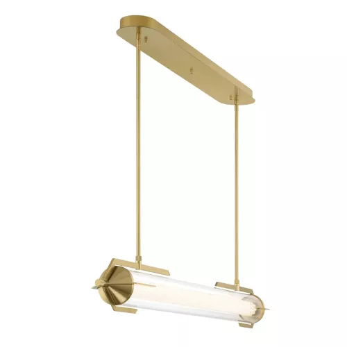 Lampa wyspowa Espada - Szczotkowane złoto