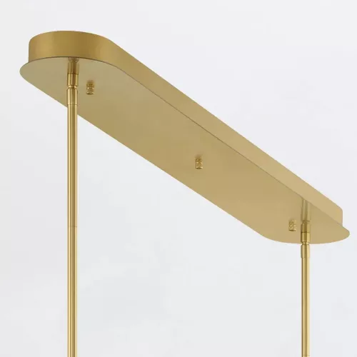 Lampa wyspowa Espada - Szczotkowane złoto