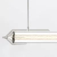 Lampa wyspowa Espada - Polerowany chrom