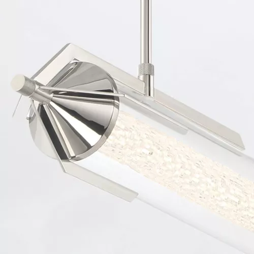 Lampa wyspowa Espada - Polerowany chrom