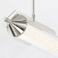 Lampa wyspowa Espada - Polerowany chrom