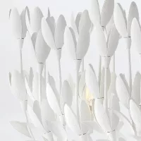 Lampa wyspowa Flora - 10 źródeł światła - Tynk strukturalny