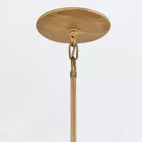 Lampa wisząca Flora - 3 źródła światła - Oksydowane złoto