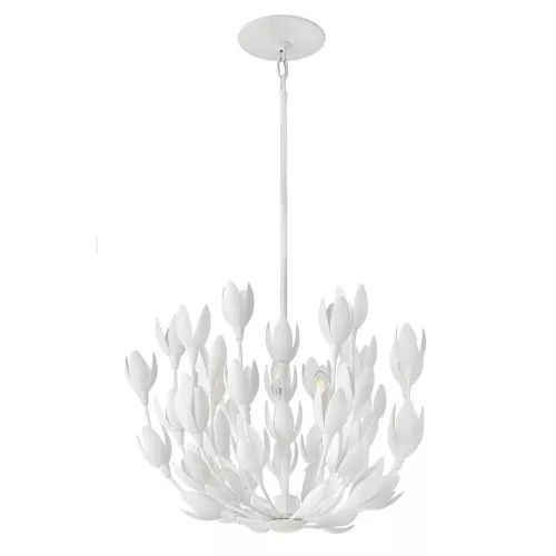 Lampa wisząca Flora - 3 źródła światła - Tynk strukturalny