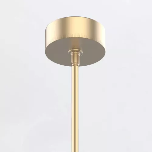 Mała lampa wisząca LED Floriana - Naturalny mosiądz