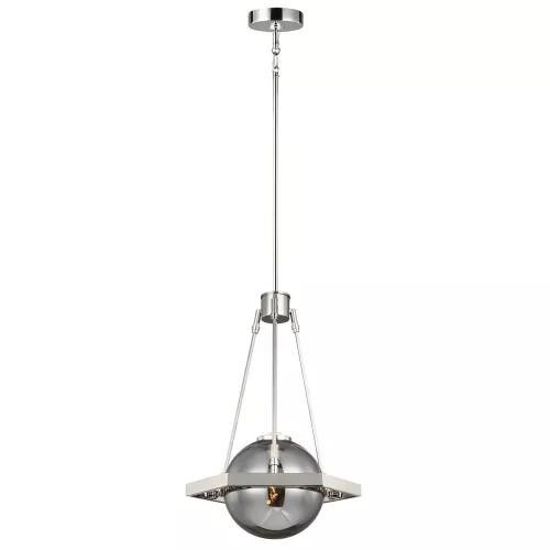 Lampa wisząca Harper - 1 źródło światła - Polerowany nikiel