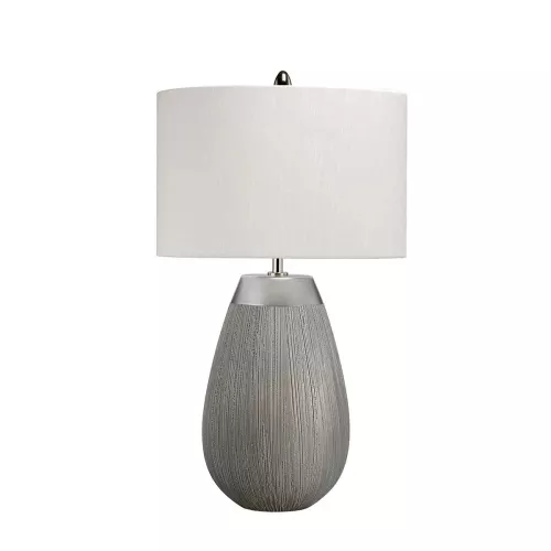 Lampa stołowa Harrow - 1 źródło światła - Srebrny