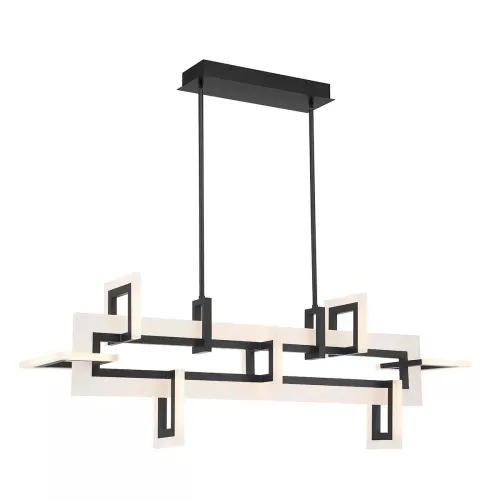 Średnia lampa wyspowa Inizio - Matowa czerń