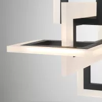 Średnia lampa wyspowa Inizio - Matowa czerń